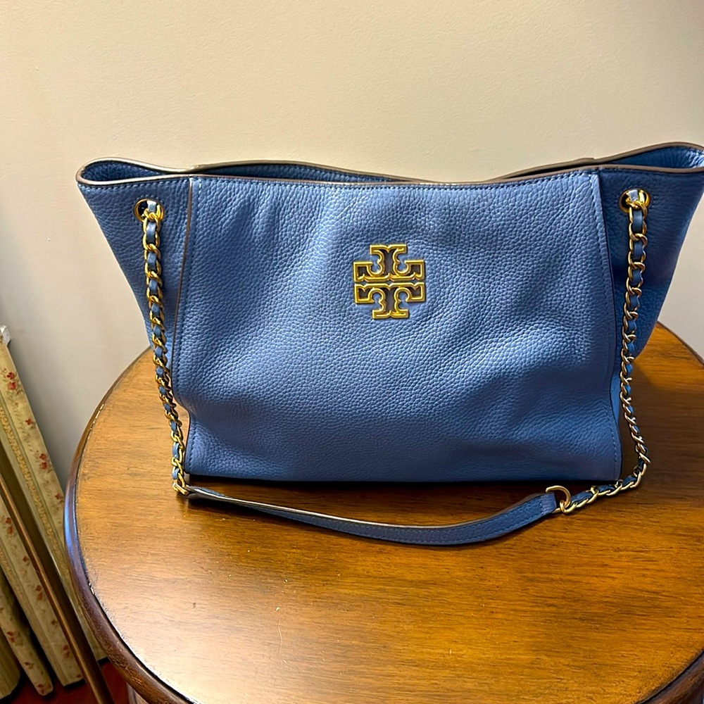 Tory Burch baby blue shoulder bag